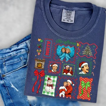 Unisex White Christmas Shirt 5-7 day tat