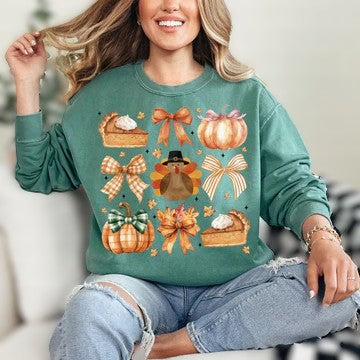 Women's Coquette Thanksgiving Shirt 5-7 day tat