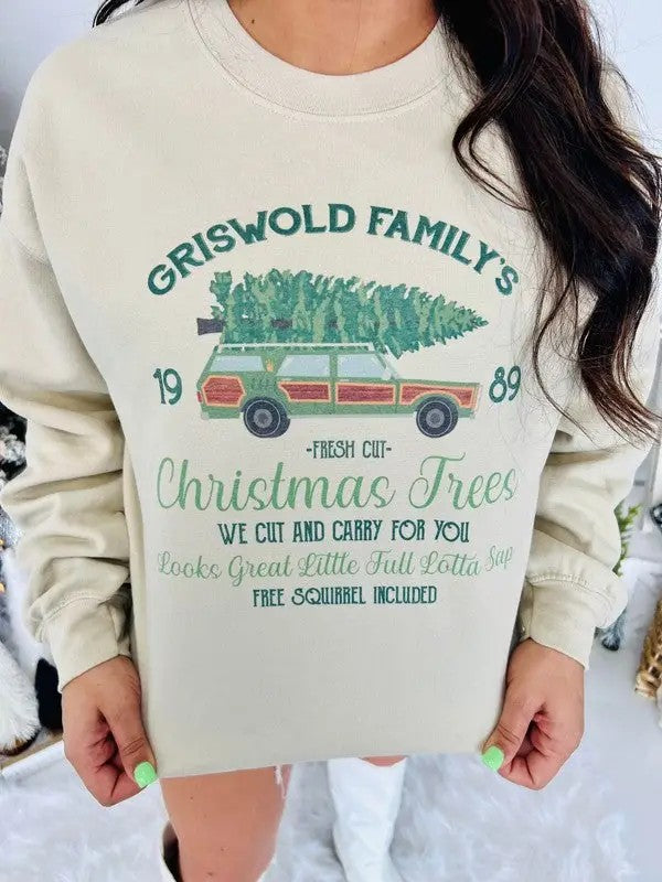 Women's Griswold Tree Crewneck 6-8 week tat