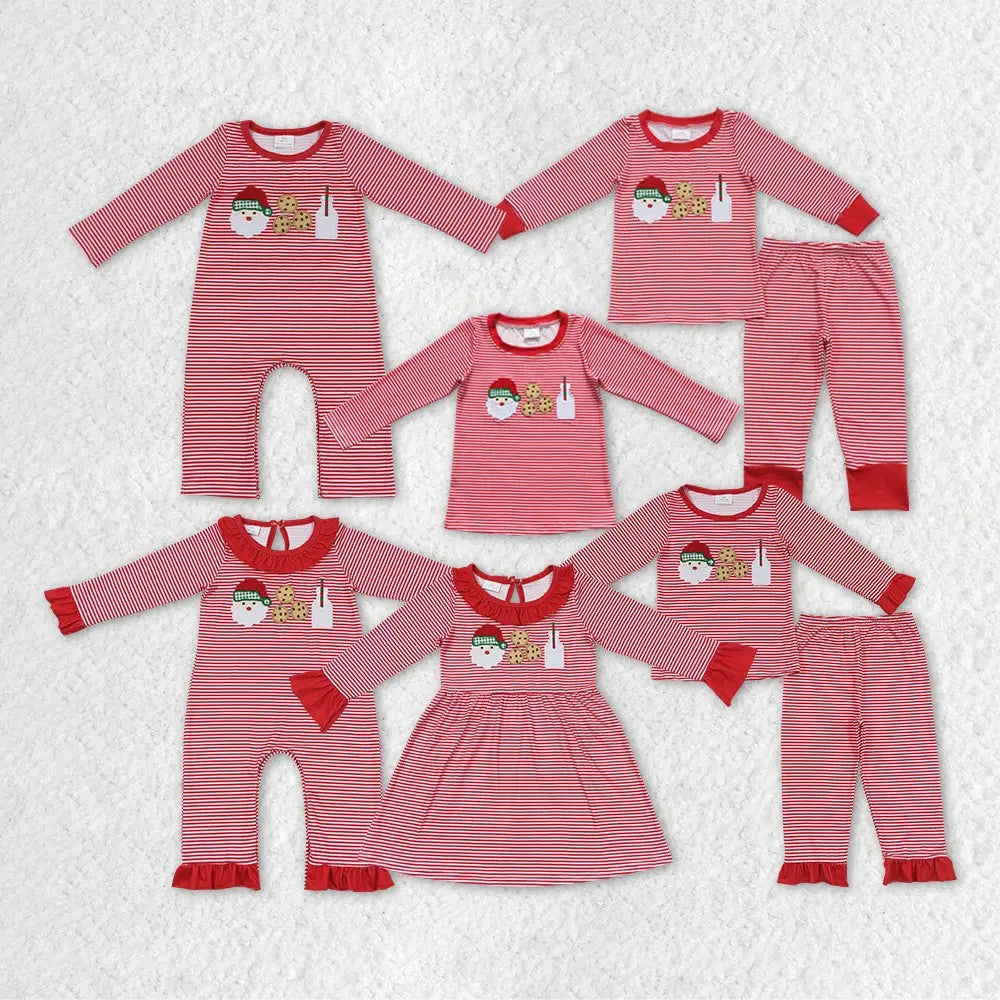 Children's Santa Cookie Smocked Outfit 2-3 week tat  IN CUSTOM BOX SELECT BOY OR GIRL OPTION