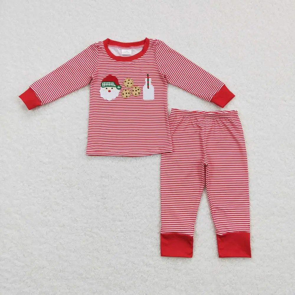 Children's Santa Cookie Smocked Outfit 2-3 week tat  IN CUSTOM BOX SELECT BOY OR GIRL OPTION