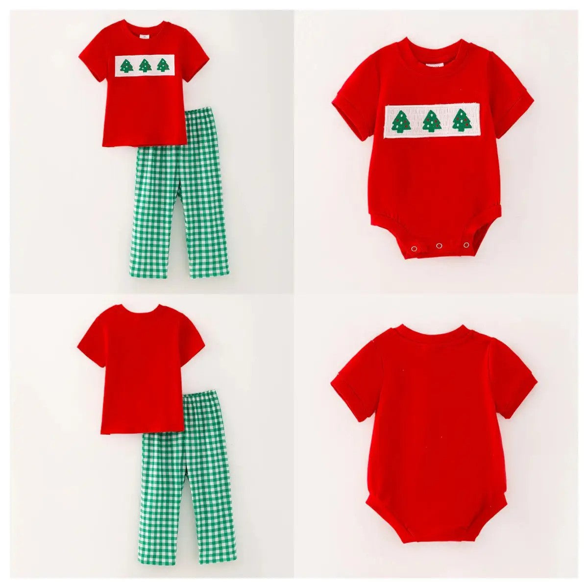 Boy's Tree Smock Outfit 3-5 week tat