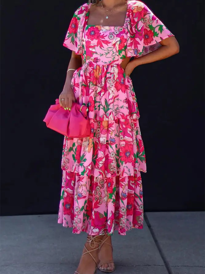 Women's Easter Tiered Dress 2-3 week tat