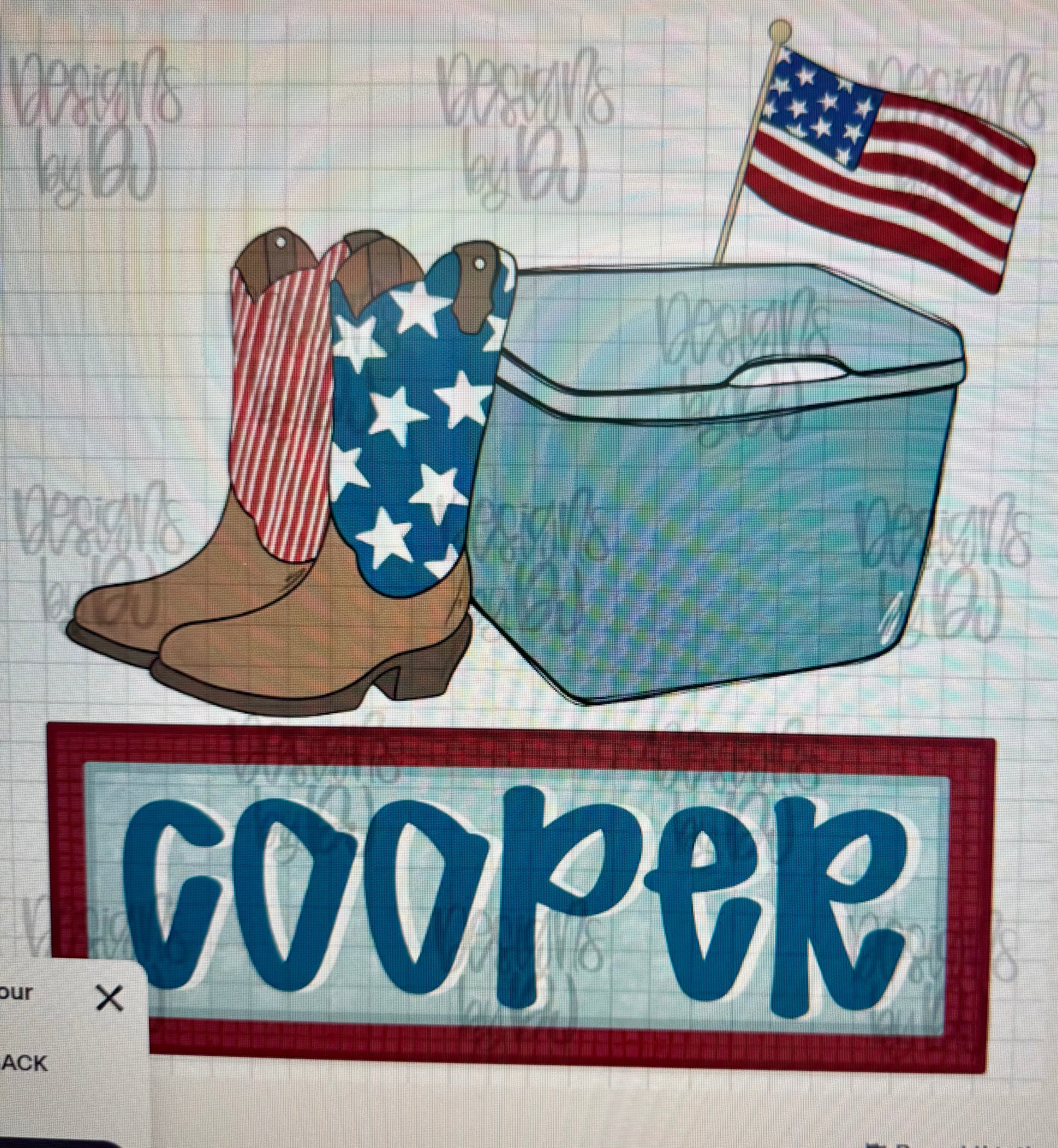 Boy's & Girl's Patriotic Personalized Shirt 1 week tat