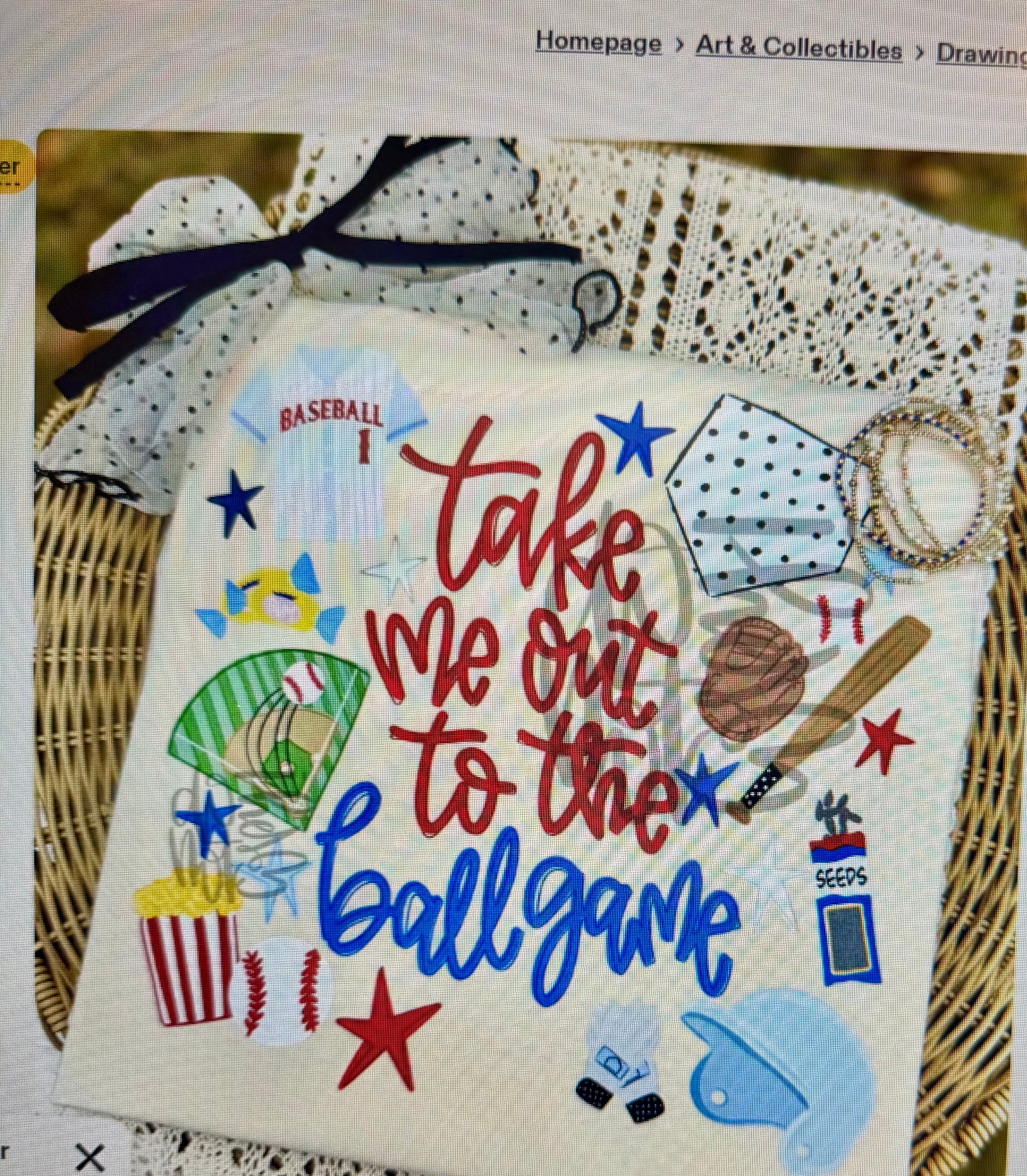 Take Me To The Ballgame Women's Shirt 1 week tat