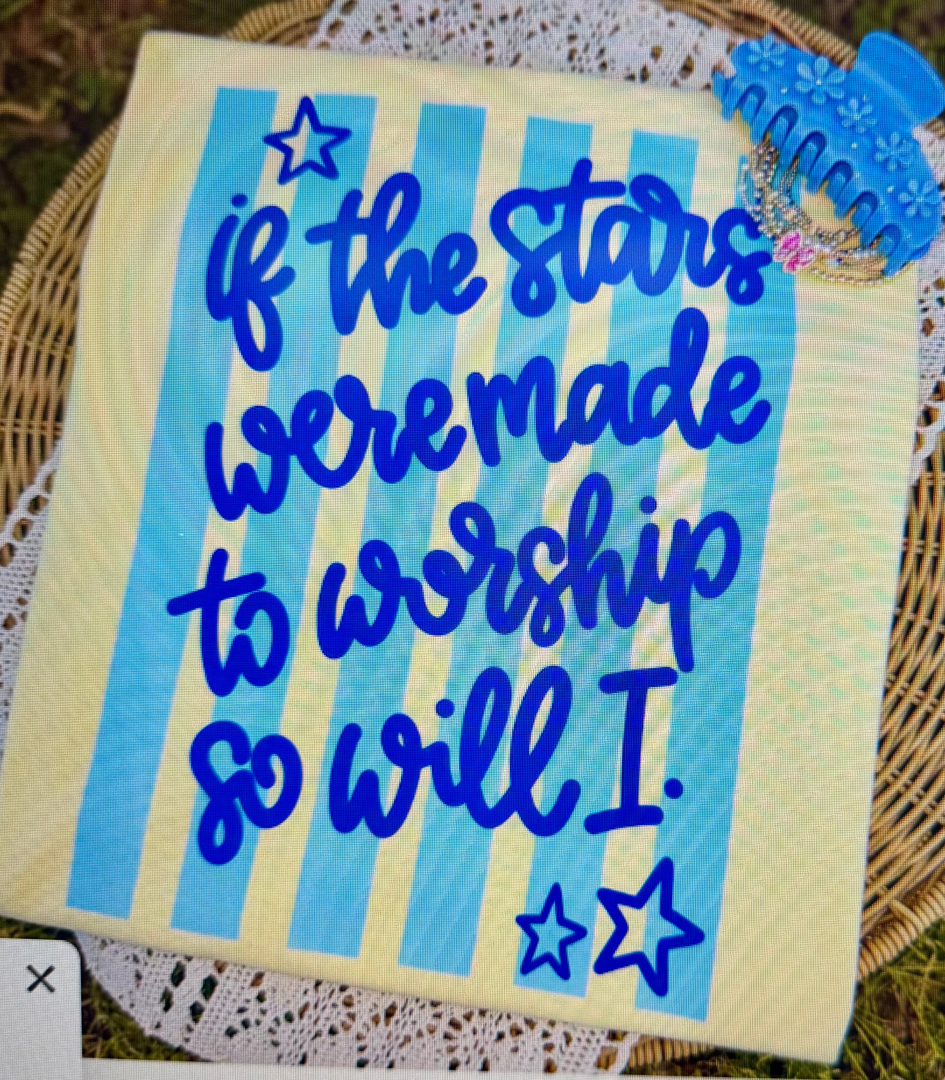 If Stars Worship Women's Shirt 1 week tat