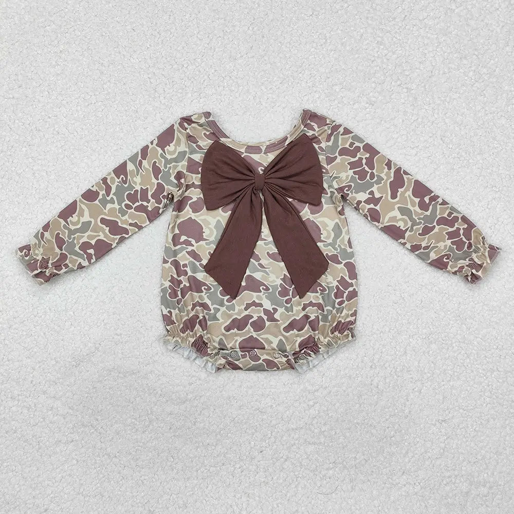 Camo Girl Romper 1-2 week tat
