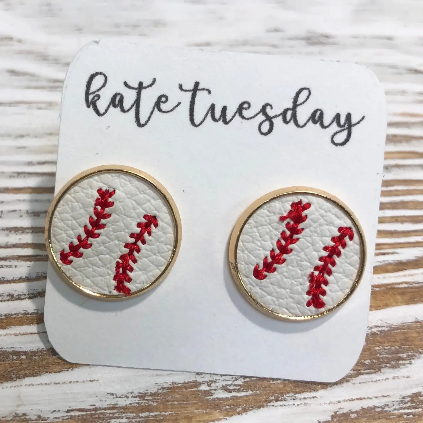 Baseball Earrings 1-2 week tat