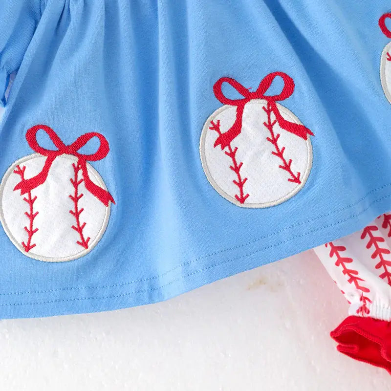 Baseball Girl's Outfit 1-2 week tat