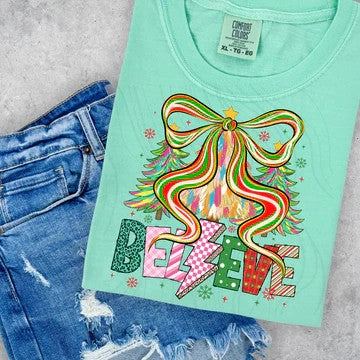 Women's believe Coquette Shirt 5-7 day tat