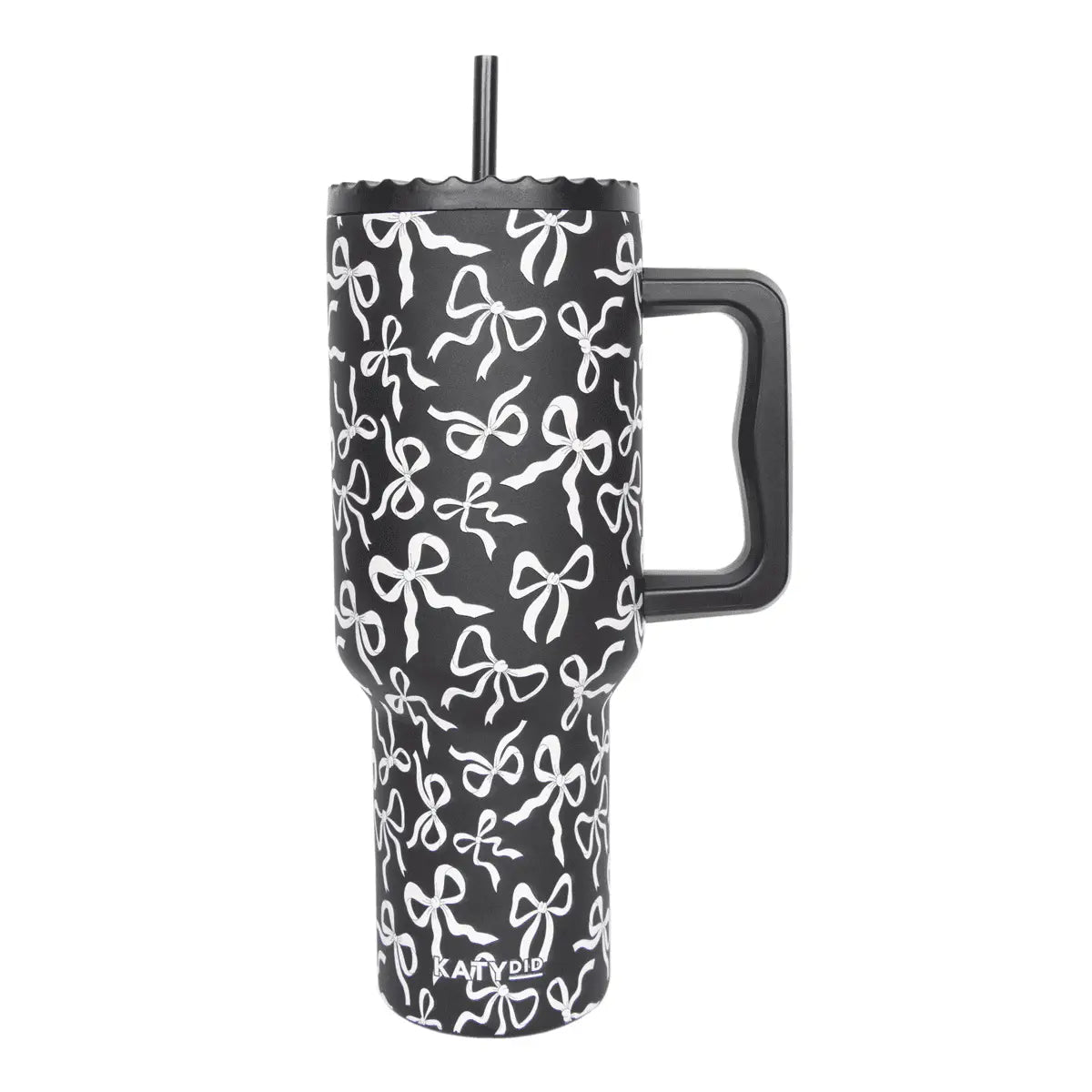 Black and White Bow Tumbler