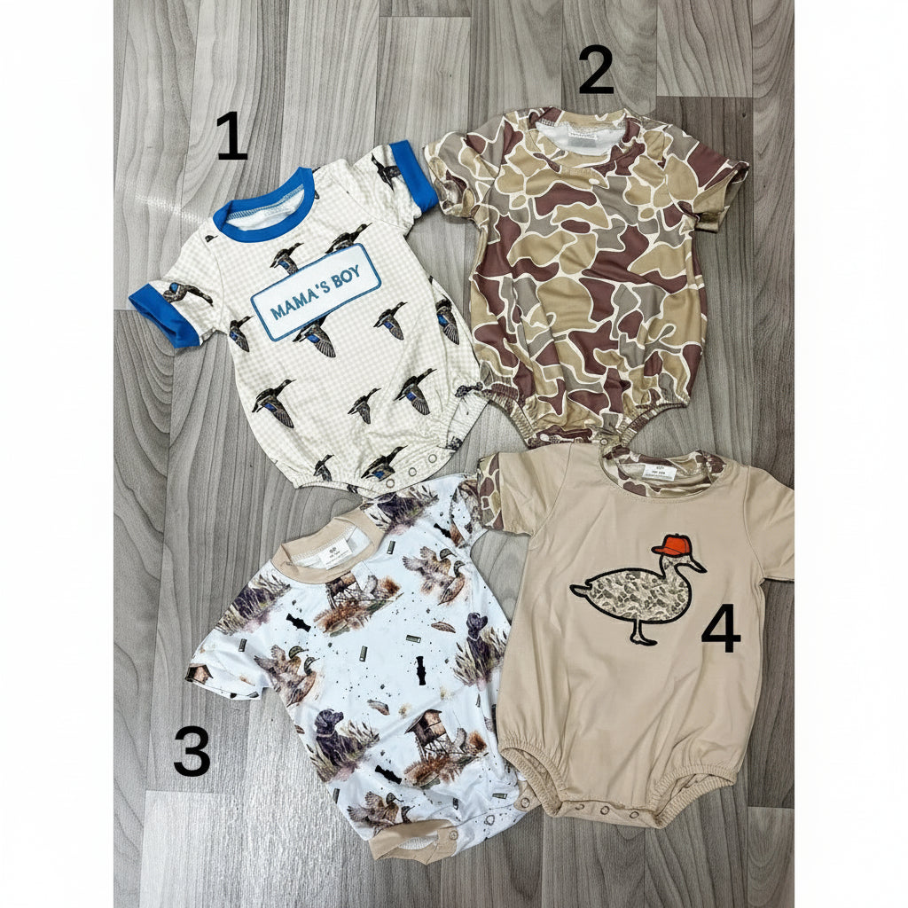 Boy's Rompers 1-2 week tat