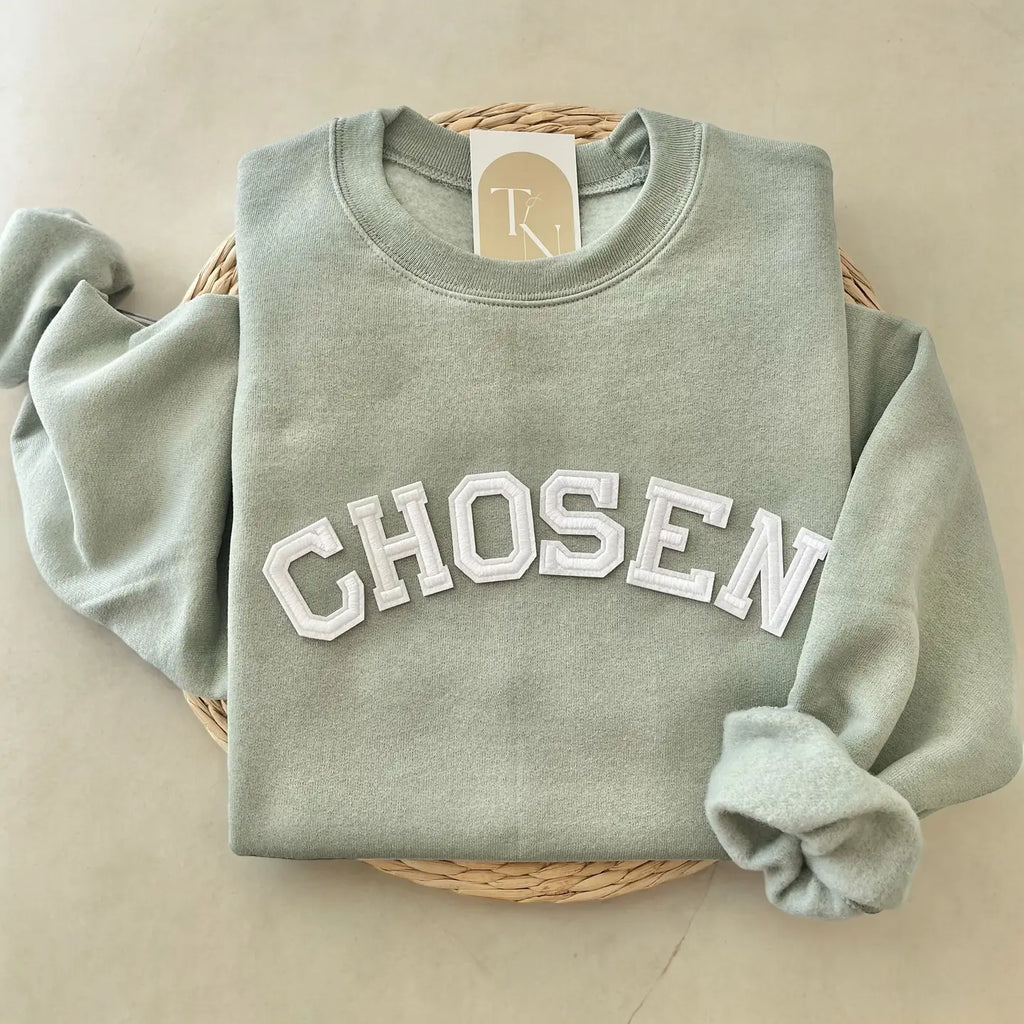 Chosen Sweatshirt (Please choose color in Personalization Box) 2-3 week tat