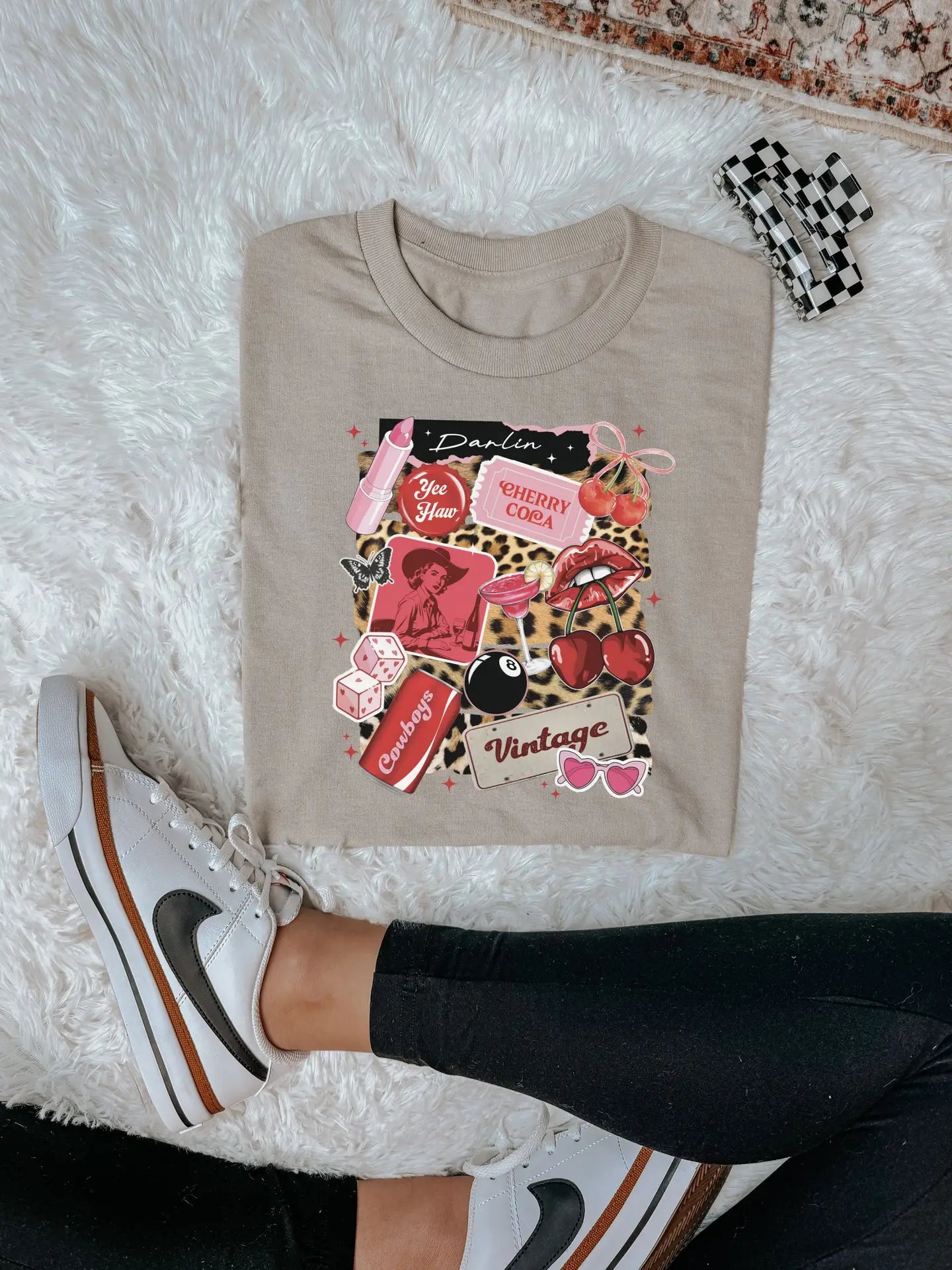 Girly Collage T-Shirt 2-3 week tat