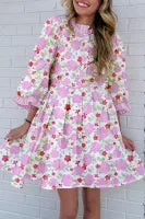 Women's Floral Long Sleeve Dress 2-3 week tat