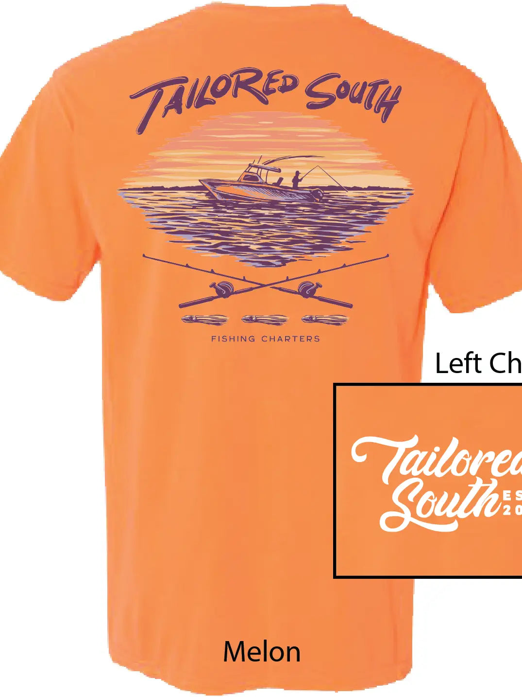 Fishing Charter Men's Shirt 2-3 week tat