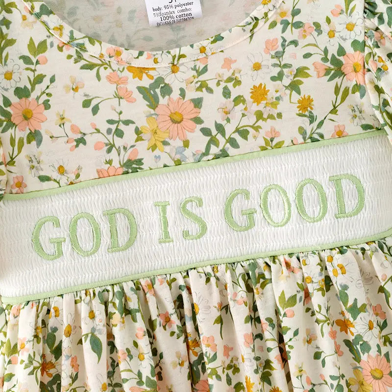 God Is Good Girl's Outfit 2-3 week tat