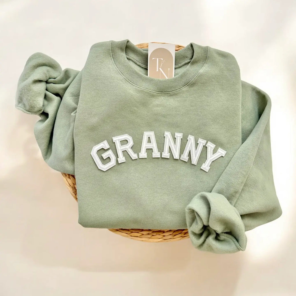 Granny Sweatshirt (please choose color in personalization box) 2-3 week tat