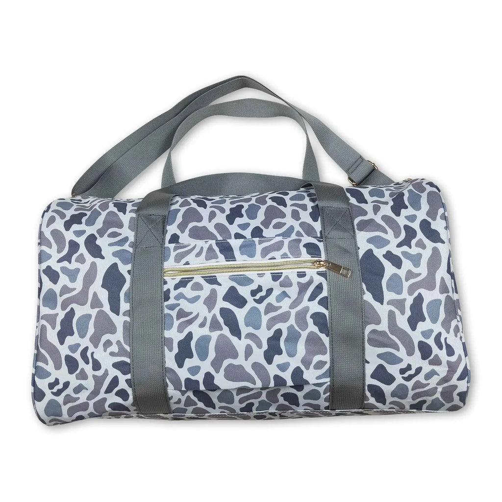 Gray Camo duffle bag 1-2 week tat