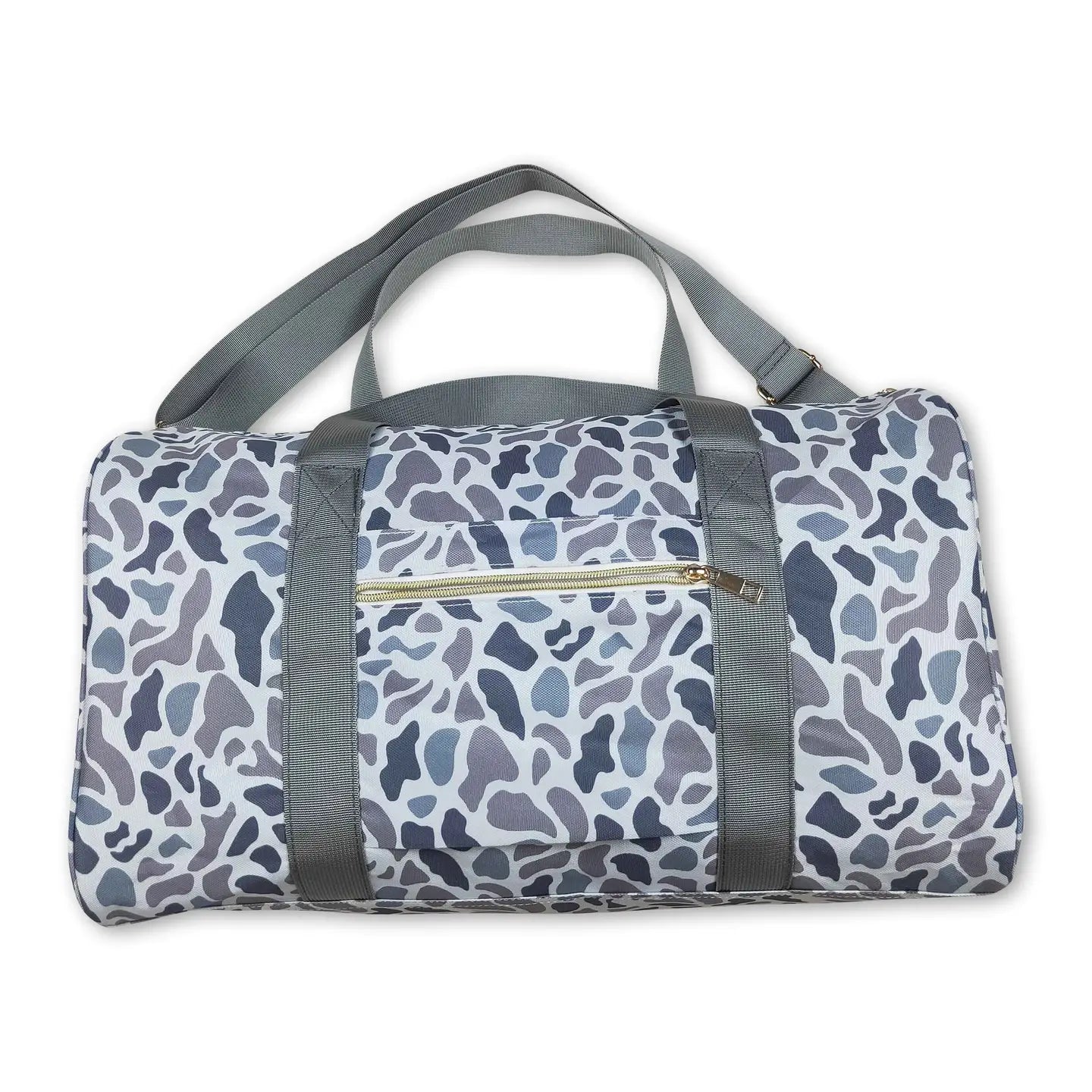 Gray Camo duffle bag 1-2 week tat