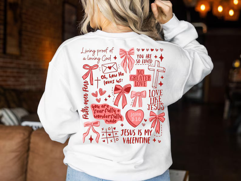 Jesus Loves You shirt 3-5 day tat. Please choose tshirt or sweatshirt in personalization box!