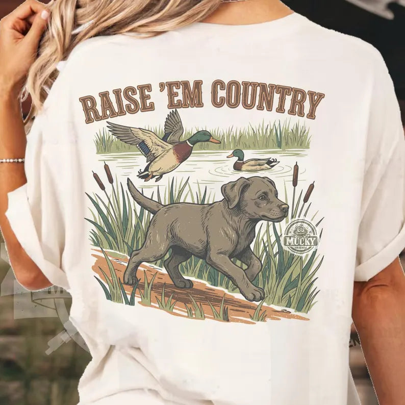 Raise 'Em Country Unisex shirt 3-5 day tat