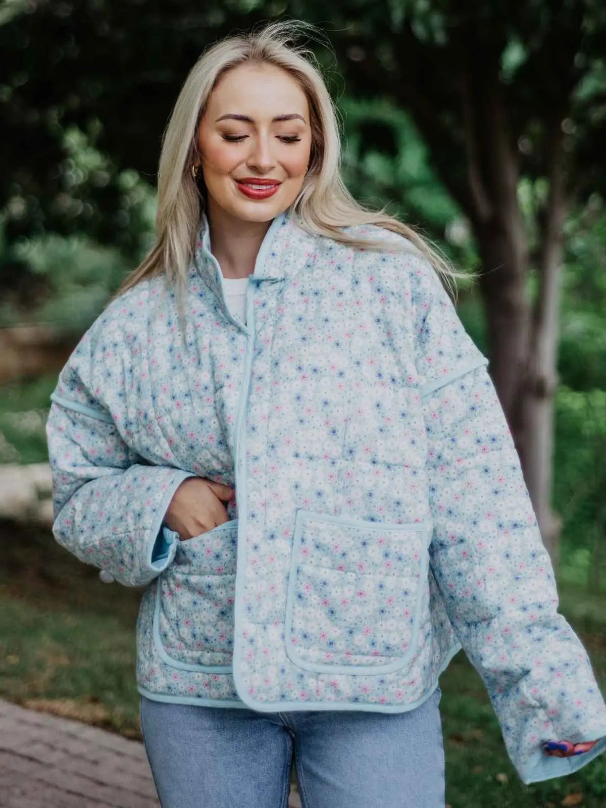 Light Blue dainty Jacket 1-2 week tat