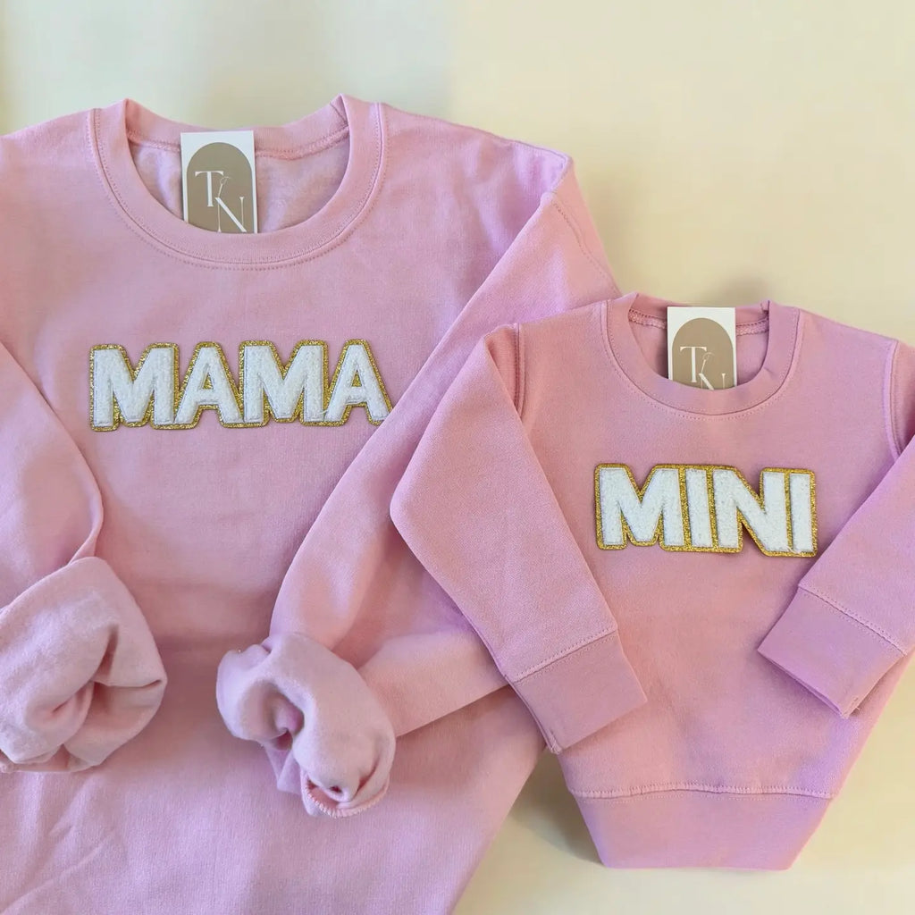 Mama and mini sweatshirt combo 2-3 week tat