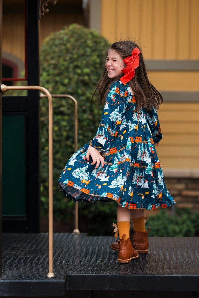 Girl's North Pole Dress 2-3 week tat