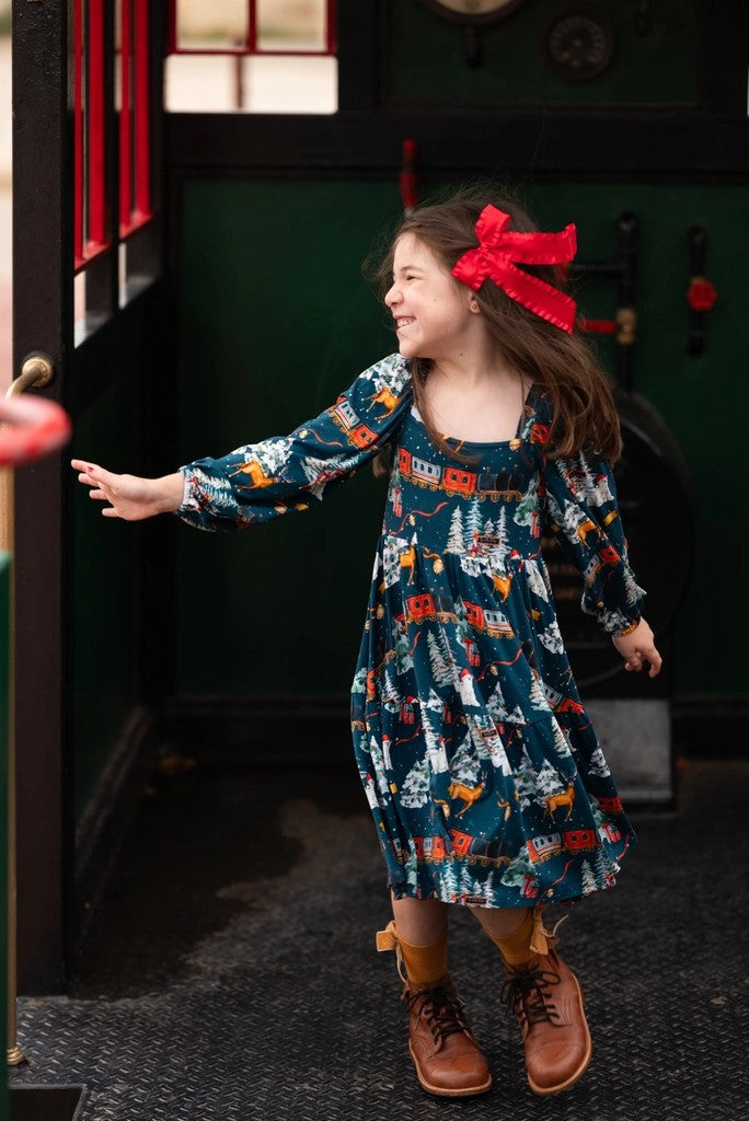 Girl's North Pole Dress 2-3 week tat