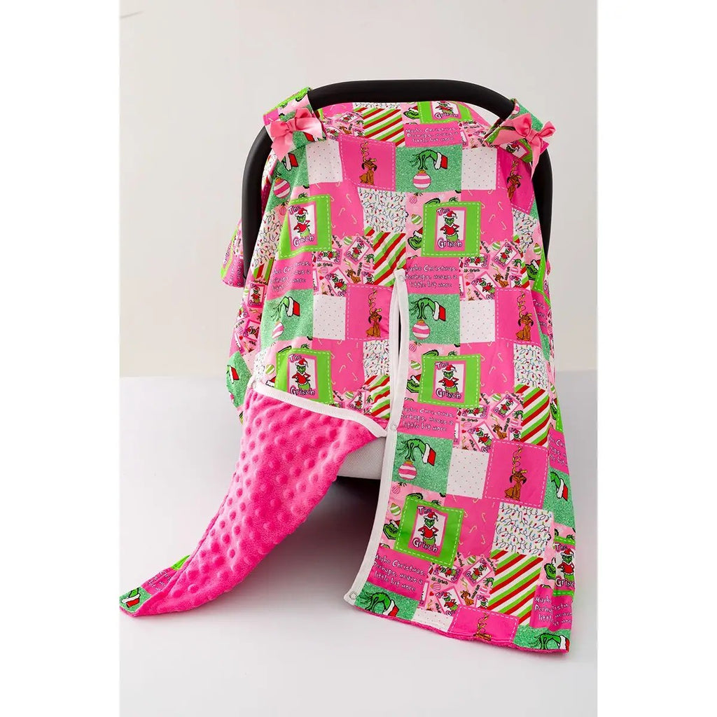 Grinch Baby Car Seat Cover 1-2 week tat